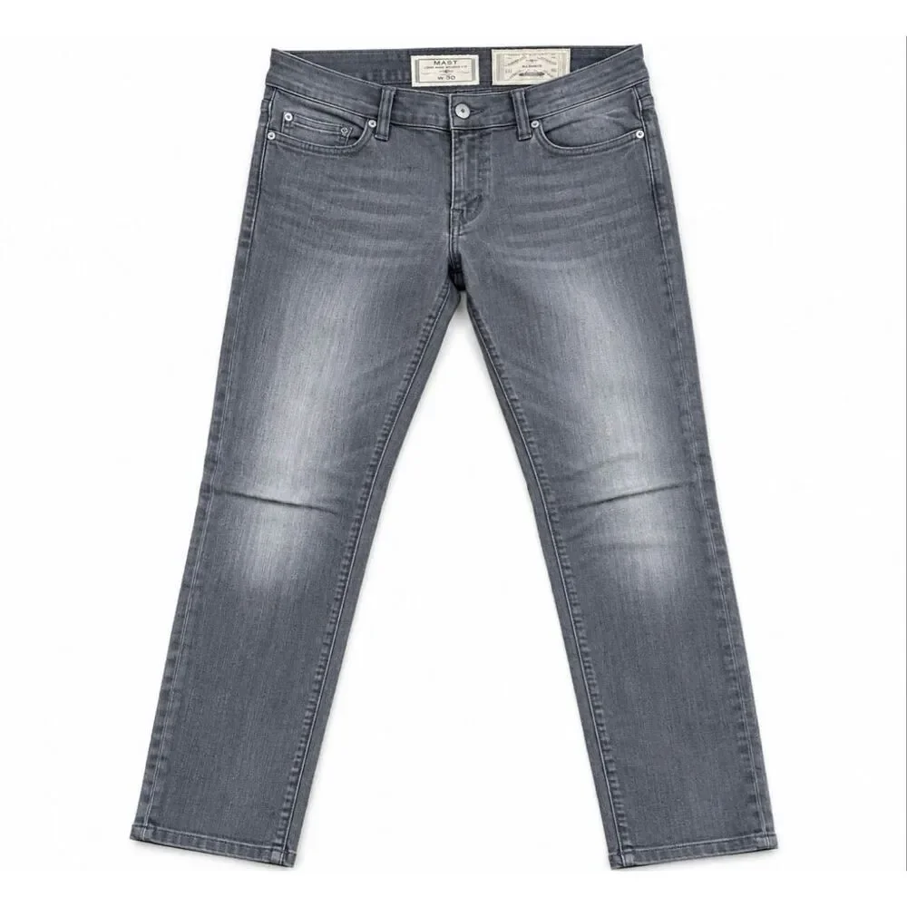 AllSaints MAST Low Rise Skinny Fit Gray Wash Jeans Men’s W30